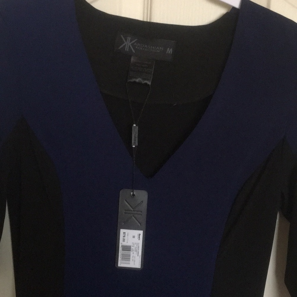 Kardashian Kollection Medium Size Black & Blue Nwt View 2